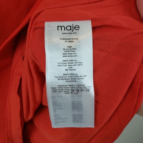 Maje Rangat Peter Pan Collar Mini Dress Size 1 XS - Picture 4 of 8